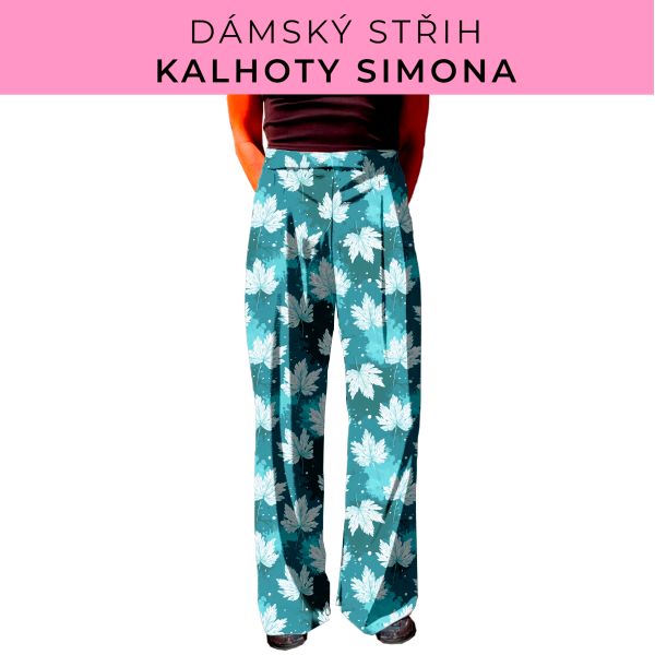 Dámský střih - kalhoty Simona