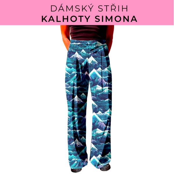 Dámský střih - kalhoty Simona