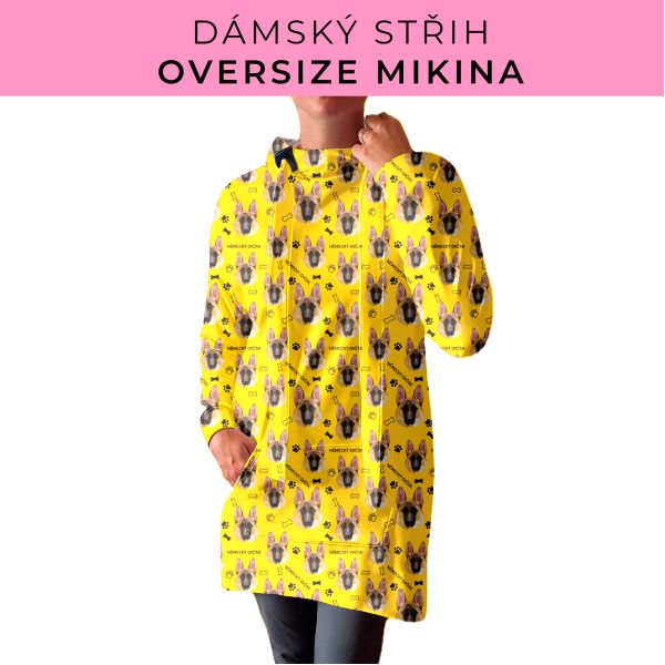DÁMSKÝ střih - Oversize mikina