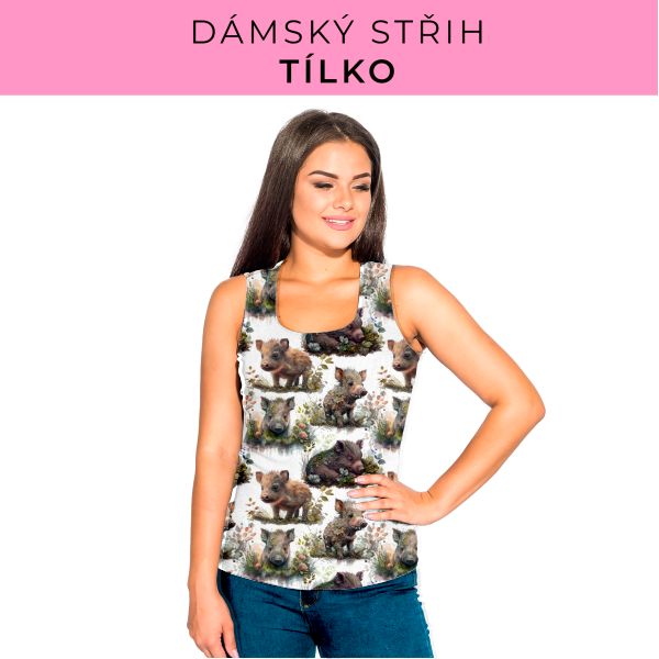 DÁMSKÝ střih - Tílko a kalhoty 