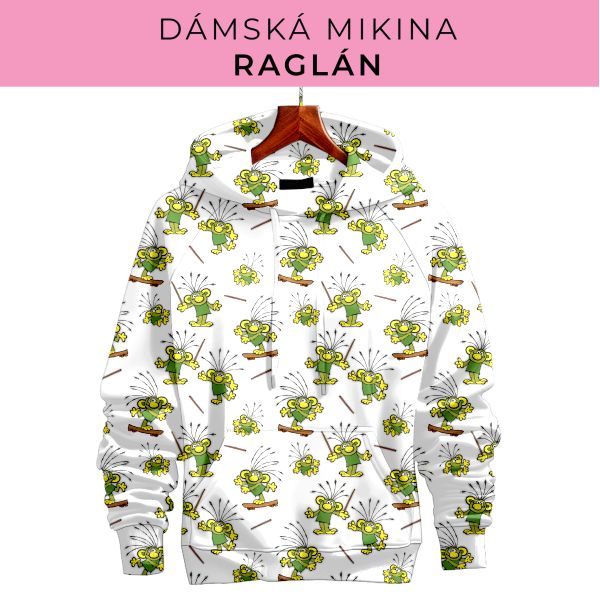 DÁMSKÝ střih - mikina raglán