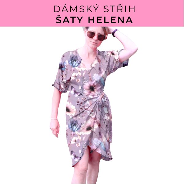 Dámský střih na šaty  Helena