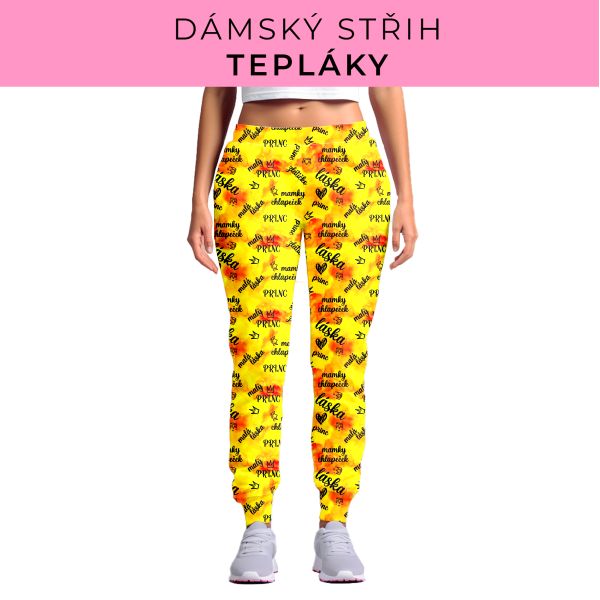 DÁMSKÝ střih - tepláky