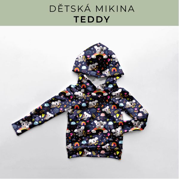 DĚTSKÝ střih - Mikina Teddy