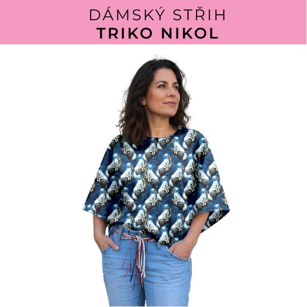 Dámský střih -  triko Nikol