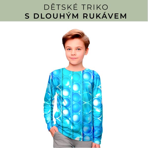 DĚTSKÝ střih - triko dlouhý rukáv
