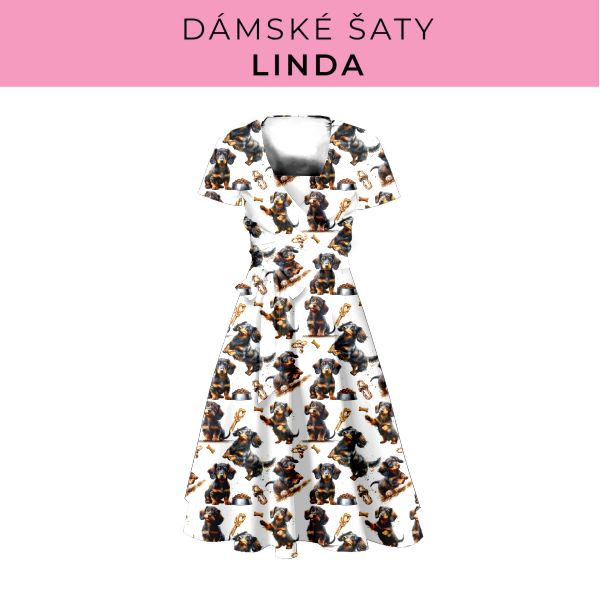 DÁMSKÝ střih - šaty Linda