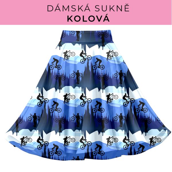 DÁMSKÝ střih - Kolová sukně