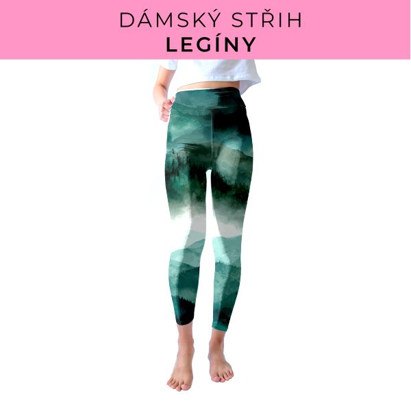 DÁMSKÝ střih - legíny SPORT - SLIM FIT