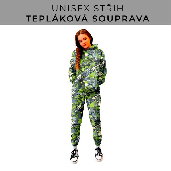 DÁMSKÝ střih - SET mikina a tepláky 