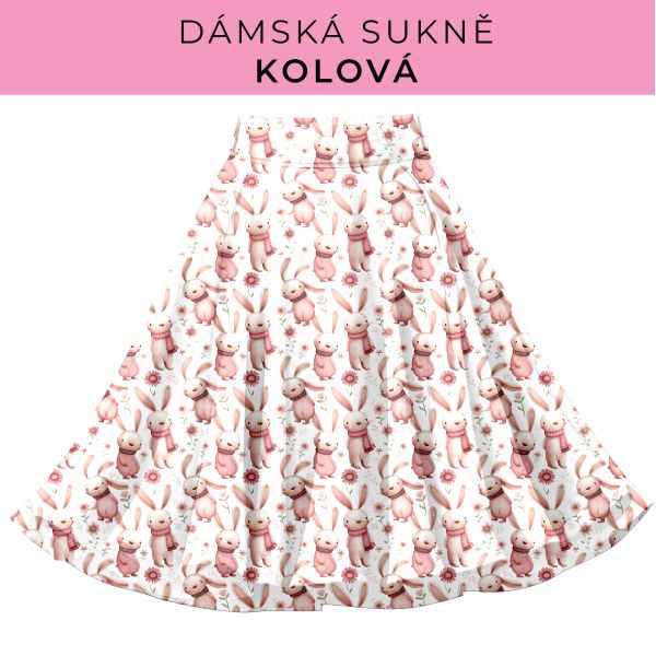 DÁMSKÝ střih - Kolová sukně