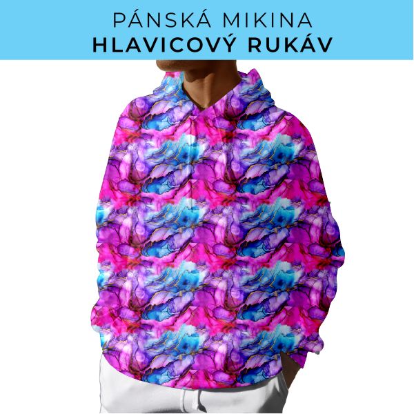 PÁNSKÝ střih - mikina s kapucí