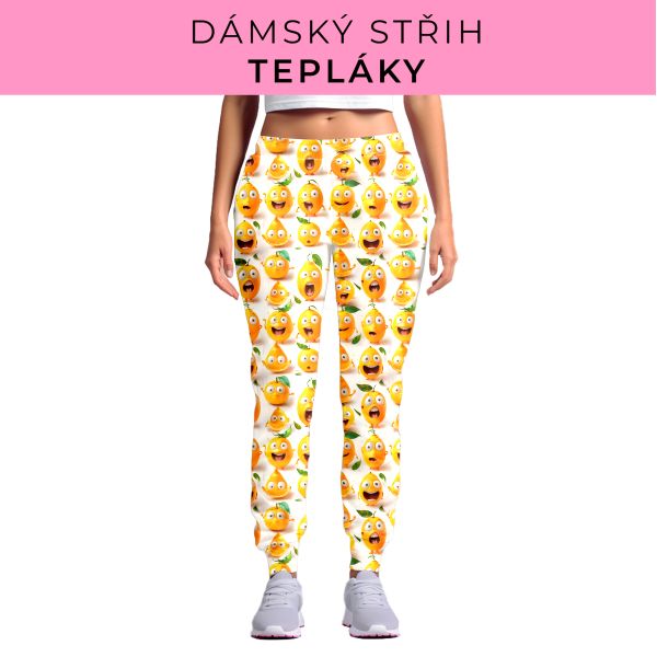 DÁMSKÝ střih - tepláky