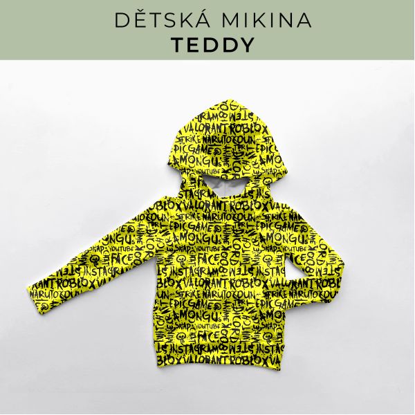 DĚTSKÝ střih - Mikina Teddy