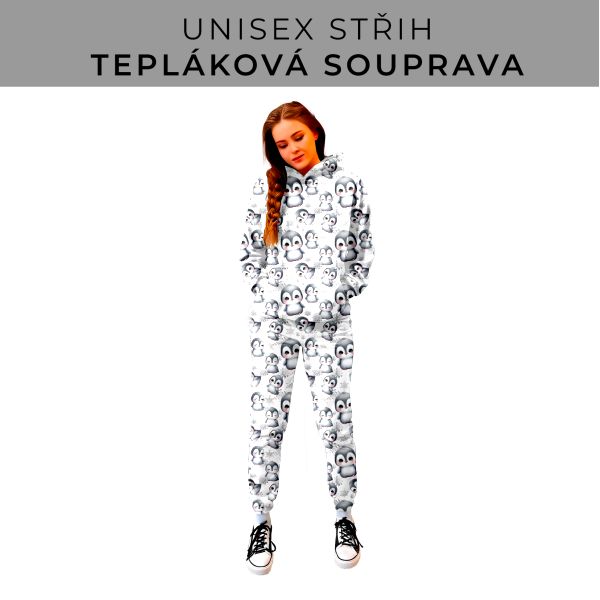 DÁMSKÝ střih - SET mikina a tepláky 