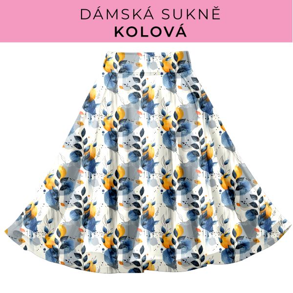 DÁMSKÝ střih - Kolová sukně