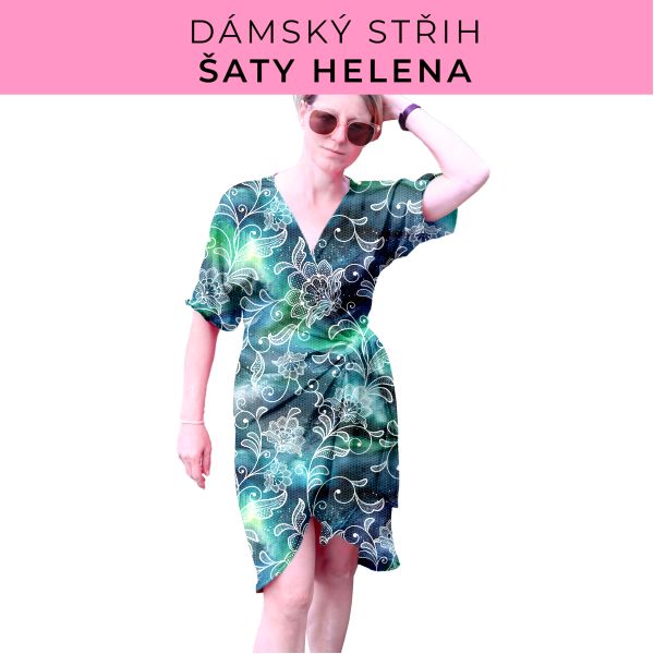 Dámský střih na šaty  Helena