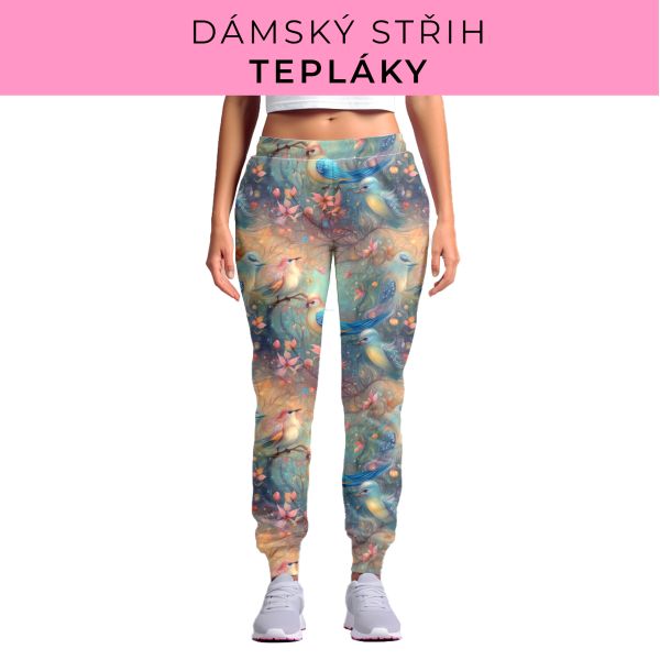 DÁMSKÝ střih - tepláky