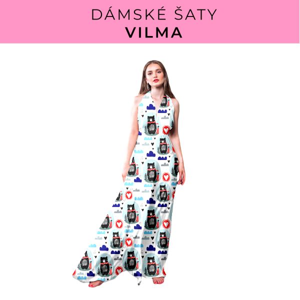 DÁMSKÝ střih - šaty Vilma