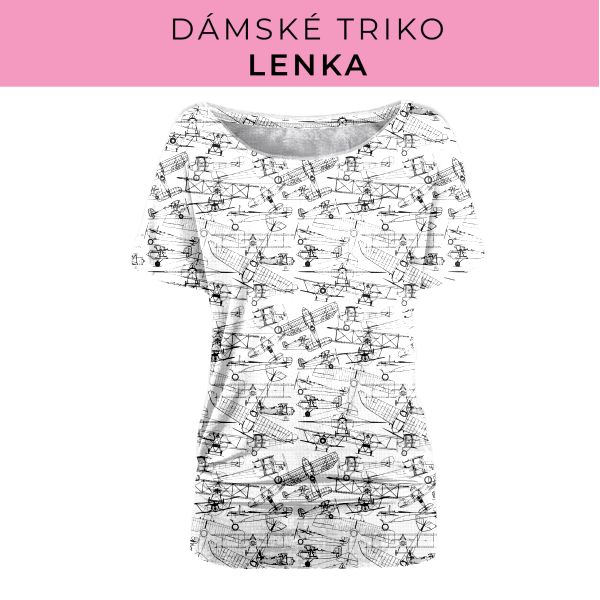DÁMSKÝ střih - Triko Lenka