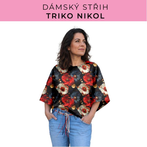 Dámský střih -  triko Nikol