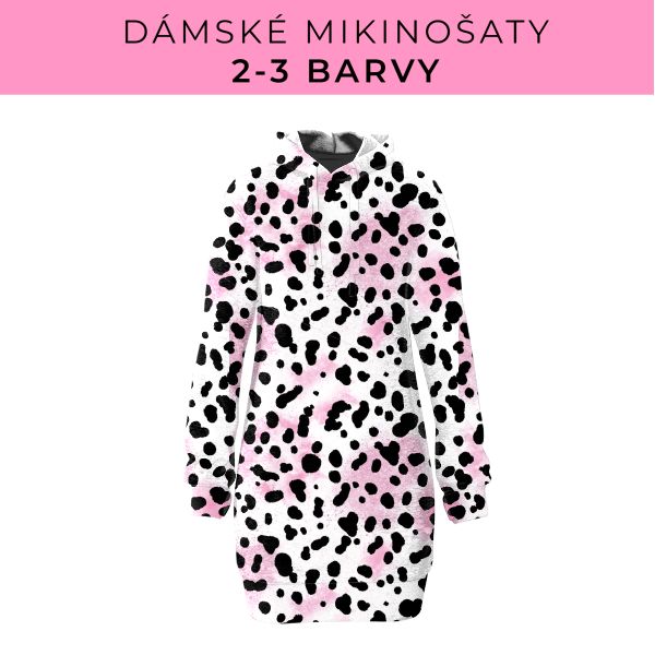 DÁMSKÝ střih - Mikinošaty 2-3 barvy