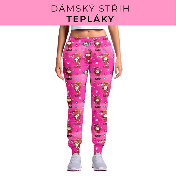 DÁMSKÝ střih - tepláky