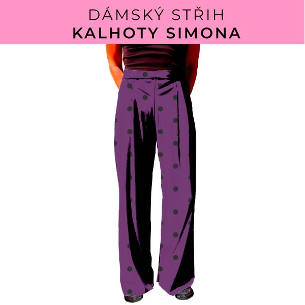 Dámský střih - kalhoty Simona