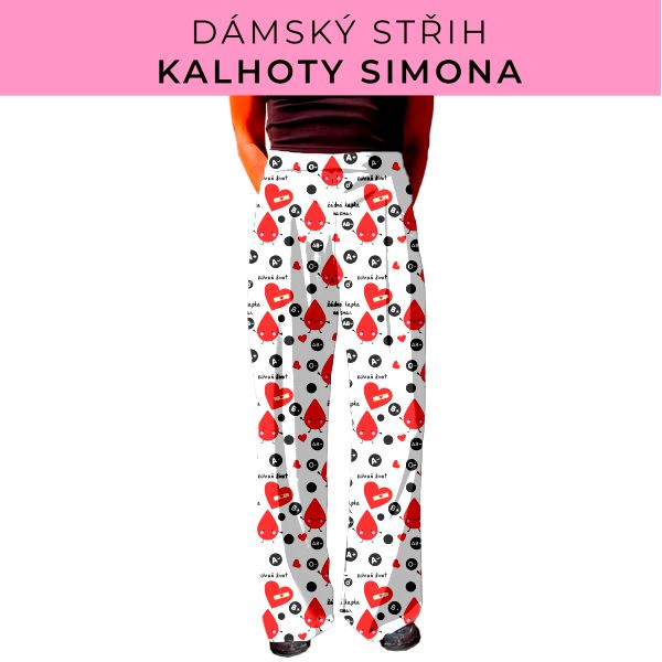 Dámský střih - kalhoty Simona