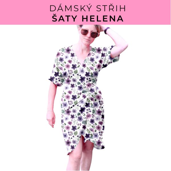 Dámský střih na šaty  Helena