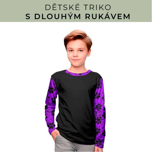 DĚTSKÝ střih - triko dlouhý rukáv