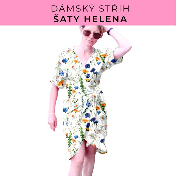 Dámský střih na šaty  Helena