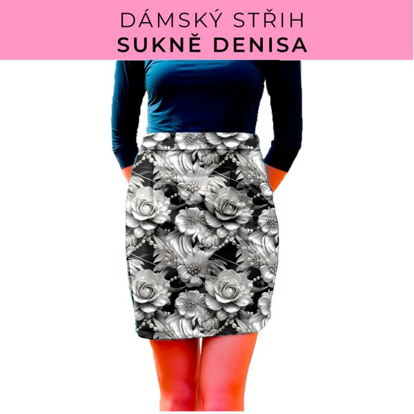 Dámský střih - Dámská sukně Denisa