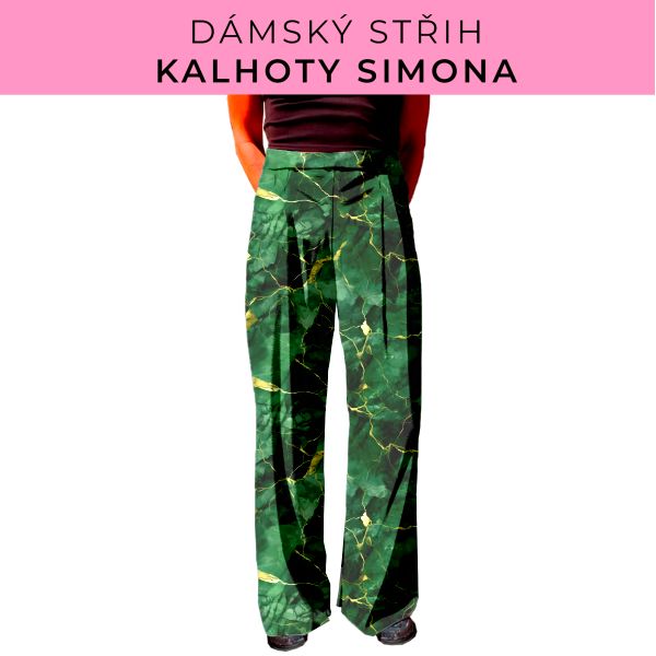 Dámský střih - kalhoty Simona