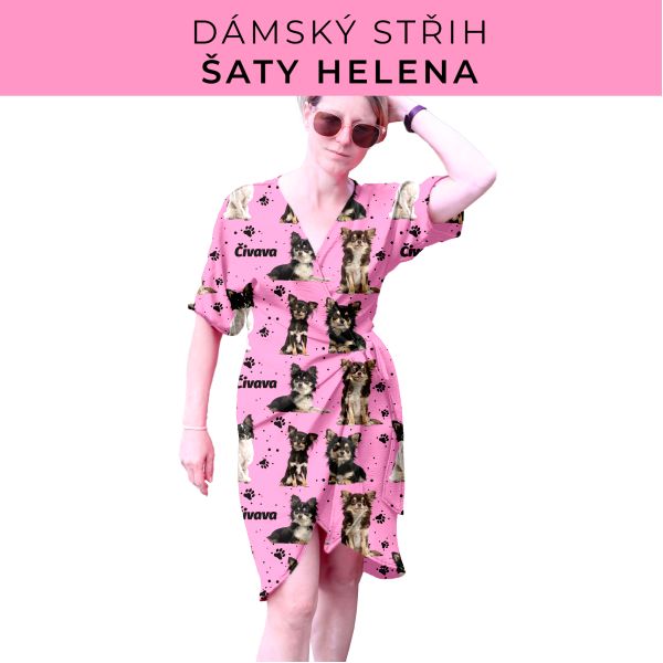 Dámský střih na šaty  Helena