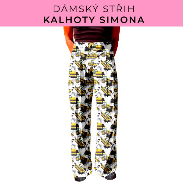 Dámský střih - kalhoty Simona