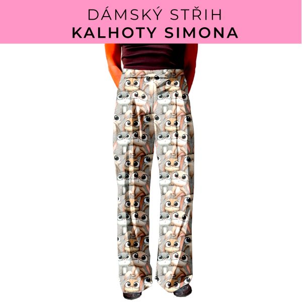 Dámský střih - kalhoty Simona