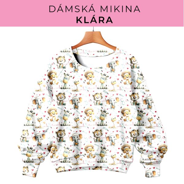 DÁMSKÝ střih - mikina Klára