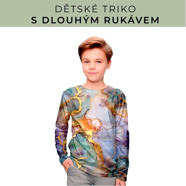 DĚTSKÝ střih - triko dlouhý rukáv