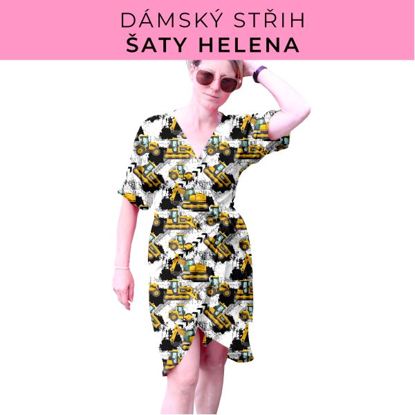 Dámský střih na šaty  Helena