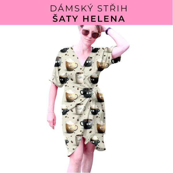 Dámský střih na šaty  Helena
