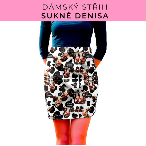 Dámský střih - Dámská sukně Denisa