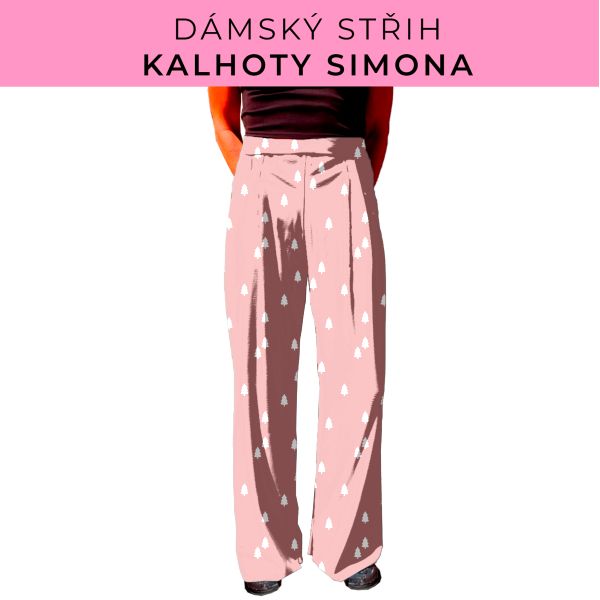 Dámský střih - kalhoty Simona