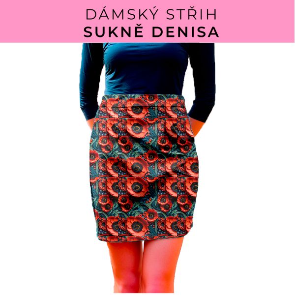 Dámský střih - Dámská sukně Denisa