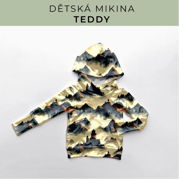 DĚTSKÝ střih - Mikina Teddy