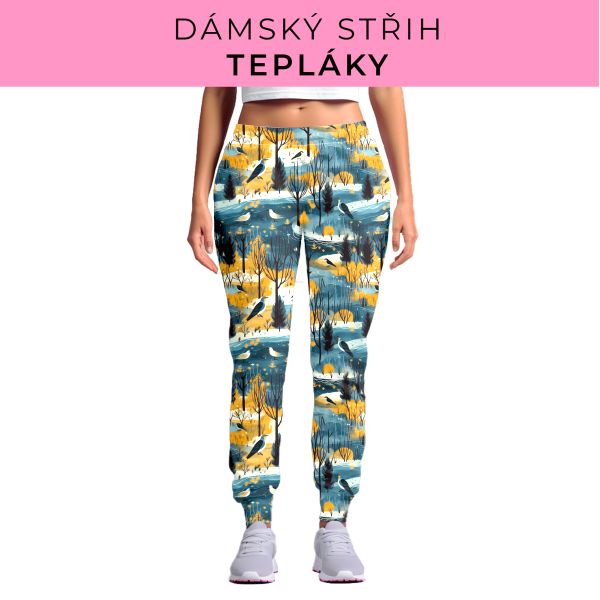 DÁMSKÝ střih - tepláky