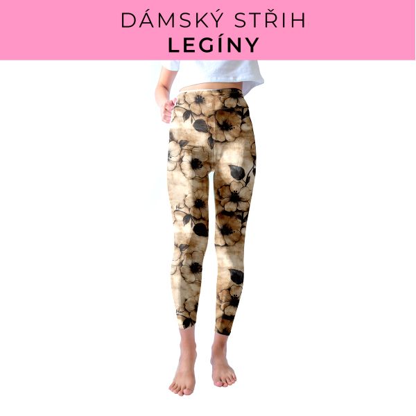 DÁMSKÝ střih - legíny SPORT - SLIM FIT
