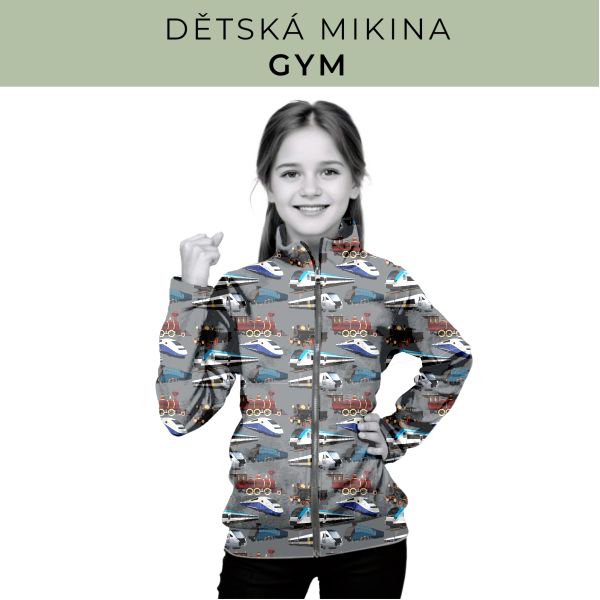 Dětská střih - mikina GYM