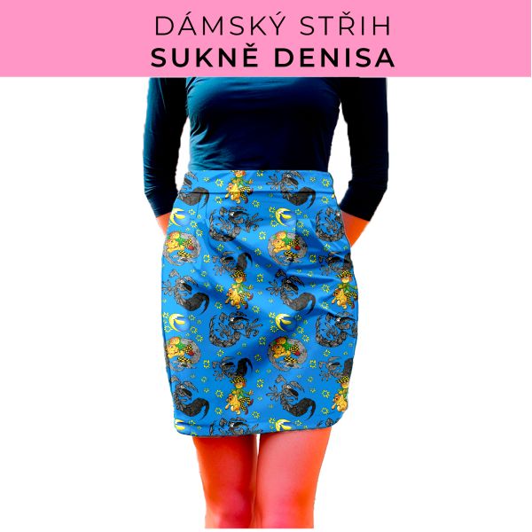 Dámský střih - Dámská sukně Denisa