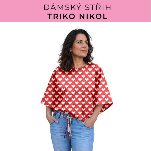 Dámský střih -  triko Nikol